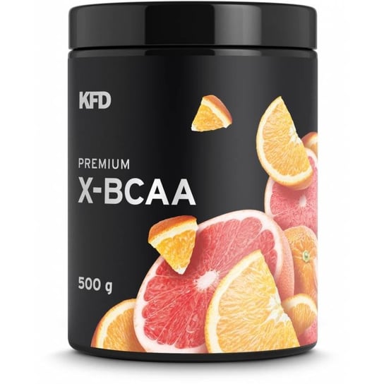 KFD Premium X-BCAA Instant 500 g BCAA Glutamina Beta-Alanina pomarańczowo-grejpfrutowy KFD