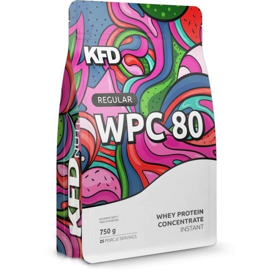 KFD Regular WPC 80 BIAŁKO 750 g śmietankowo - mleczny KFD