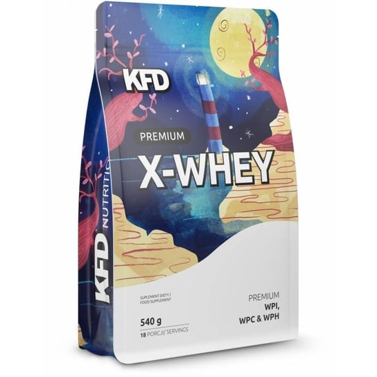 KFD X-Whey 540 g BIAŁKO biała czekolada KFD