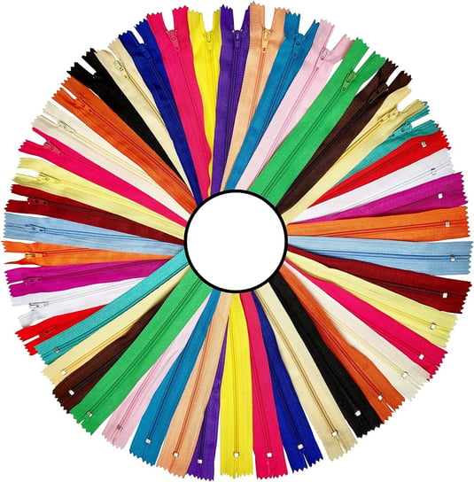 KGS zipper nylon  20 colors  40 pieces/pack (20 cm / 8 inches) NIKCORP