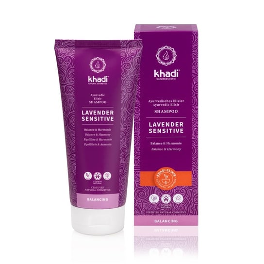 Khadi, Lavender Sensitive, delikatny szampon do wrażliwej skóry głowy, 200 ml Khadi