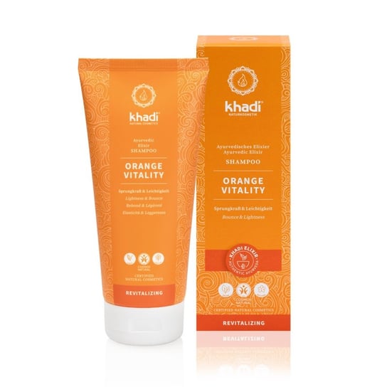 Khadi, Orange Vitality, rewitalizujący szampon do włosów, 200 ml Khadi