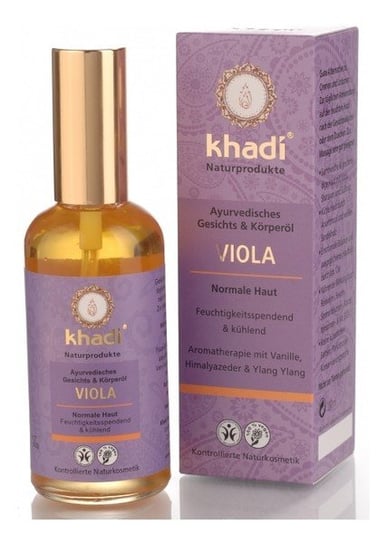 Khadi, Viola, ajurwedyjski olejek do twarzy i ciała, 100 ml Khadi