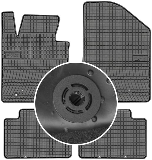 Kia Cee'd II Hatchback / Kombi od 2012-2017r. Dywaniki gumowe FROGUM 0430C + mocowania MAX-DYWANIK Frogum