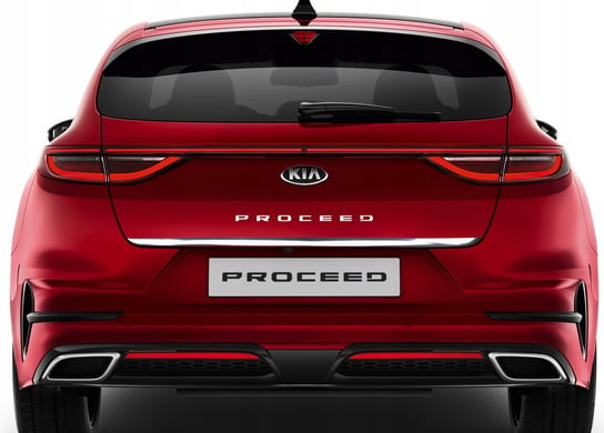 KIA Proceed Kombi 18+ LISTWA CHROM Klapa Bagażnik Martig