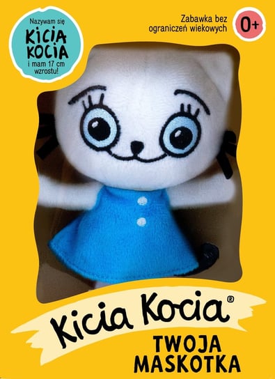 Kicia Kocia, maskotka pluszowa w pudełku, 17 cm Kicia Kocia