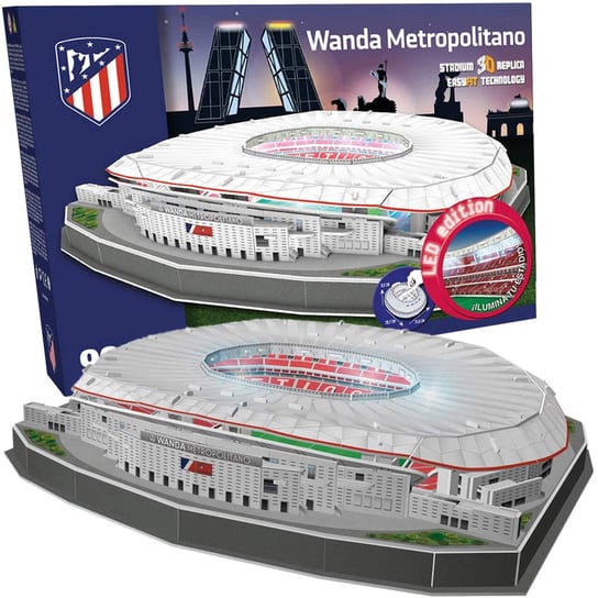 Kick Off Games, puzzle Model stadionu Wanda Metropolitano z podświetleniem Kick Off Games