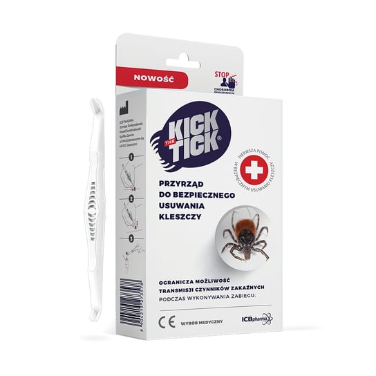 Kick the Tick, przyrząd do bezpiecznego usuwania kleszczy, 1 szt. Kick the Tick