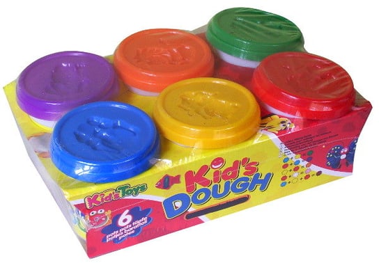 Kid's Dough, Masa plastyczna, 6 szt. Kid's Dough