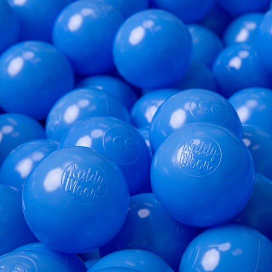 KiddyMoon, plastikowe piłeczki 6cm niebieski 100/6cm KiddyMoon