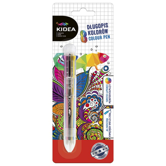 Kidea, Długopis 8 kolorów KIDEA