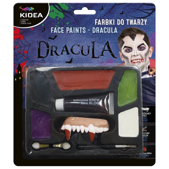Kidea, Farbki Do Twarzy Dracula, 5 Kolorów KIDEA