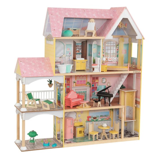 KidKraft Lola Mansion Drewniany domek dla lalek Kidkraft