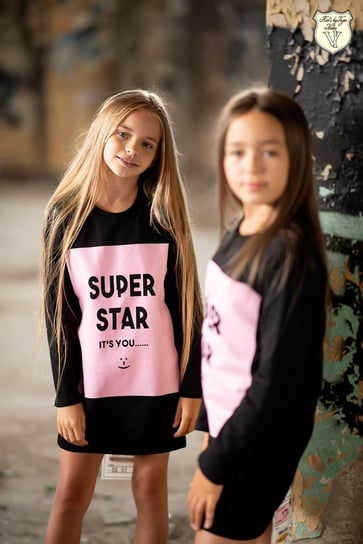 Kids By Voga Bluza Super Star - 134-140 KIDS BY VOGA