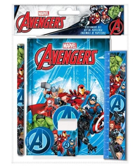 Kids Euroswan, Avengers, zestaw piśmienniczy, 5 elementów Marvel