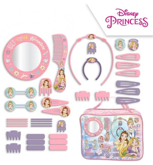 Kids Euroswan, Disney Princess, zestaw akcesoriów do włosów, 17 elementów Kids Euroswan