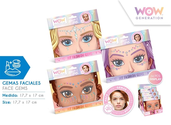 Kids Euroswan, zestaw do ozdabiania twarzy wow00099 1szt.mix Kids Euroswan