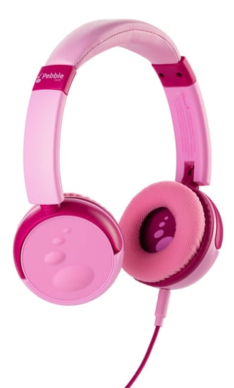 KIDS HEADPHONE słuchawki dla dzieci pink Pebble