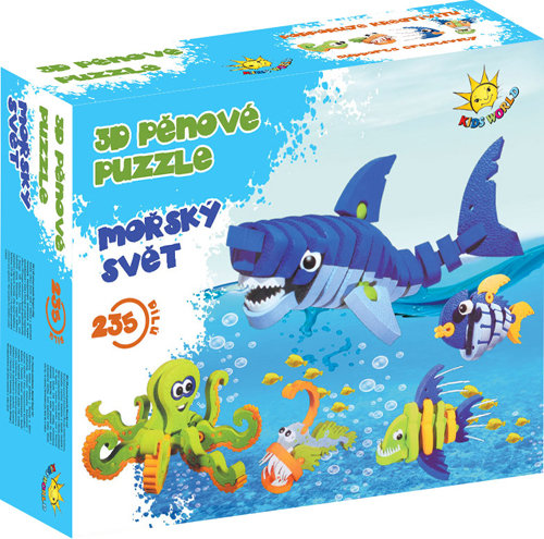 Kids World, puzzle 3D Morski Świat Kids World