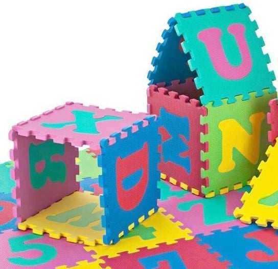 KidsToys, puzzle piankowe Literki i Cyfry KidsToys