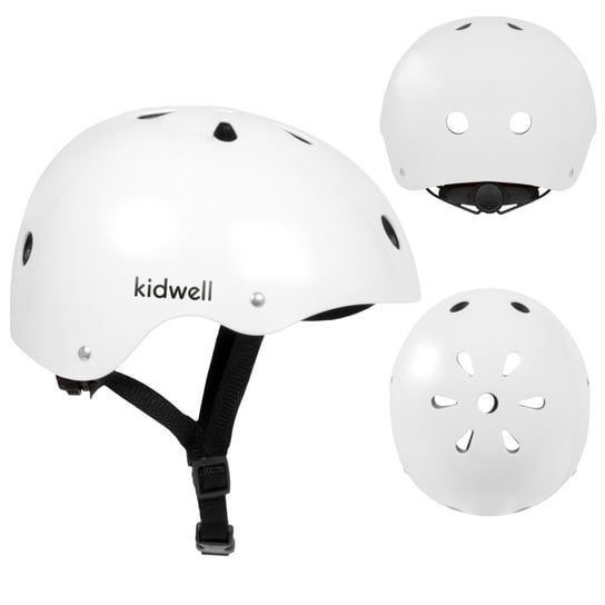 Kidwell, Orix, kask ochronny dziecięcy, rozmiar S, na rolki, rower, hulajnogę, WHITE Kidwell