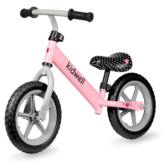 KidWell Rebel Pink Love rowerek biegowy 12" Kidwell