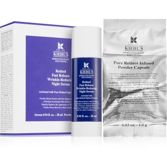 Kiehl's Dermatologist Solutions Retinol Fast Release Wrinkle-Reducing Night Serum przeciwzmarszczkowe serum na noc z retinolem 28 ml Inna marka