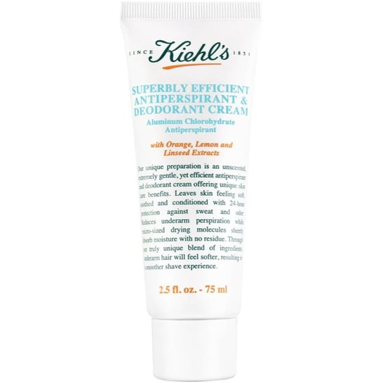 Kiehl's Superbly Efficient Antiperspirant & Deodorant Cream kremowy antyperspirant do wszystkich rodzajów skóry 75 ml Kiehl's