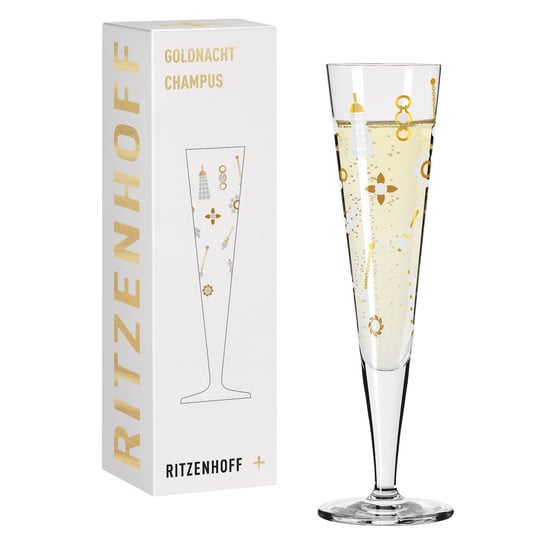 Kieliszek do szampana Ritzenhoff Golden Night, Nathalie Jean Ritzenhoff