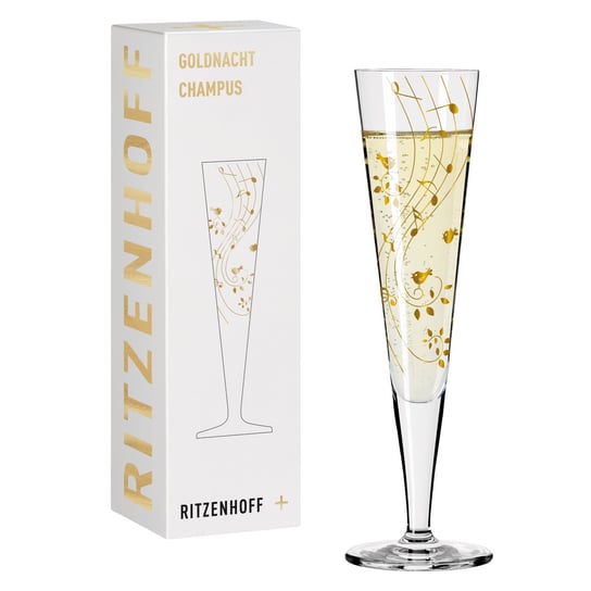 Kieliszek do szampana Ritzenhoff Golden Night, Sybille Mayer Ritzenhoff