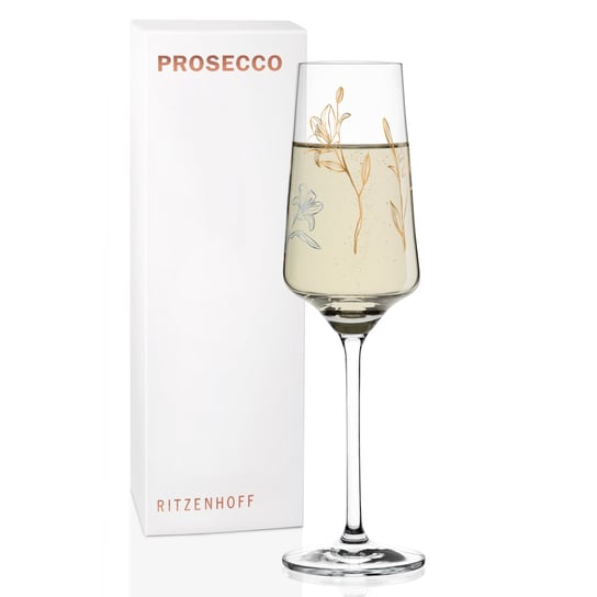 Kieliszek do szampana RITZENHOFF Prosecco, Marvin Benzoni, fleur de lis, 230 ml Ritzenhoff