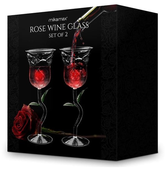 Kieliszki do Wina w kształcie Róży - Wyjątkowy Zestaw dla Kobiety Inna marka