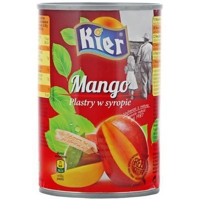 Kier, Mango plastry w syropie, 425 g Kier