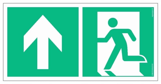 Kierunek wyjścia drogi ewakuacyjnej schodami w gór LIBRES POLSKA SP LIBRES