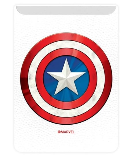 Kieszonka na kartę  Kapitan Ameryka 001 Marvel Biały Marvel