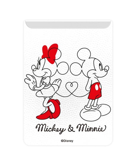 Kieszonka na kartę  Mickey i Minnie 002 Disney Biały Disney