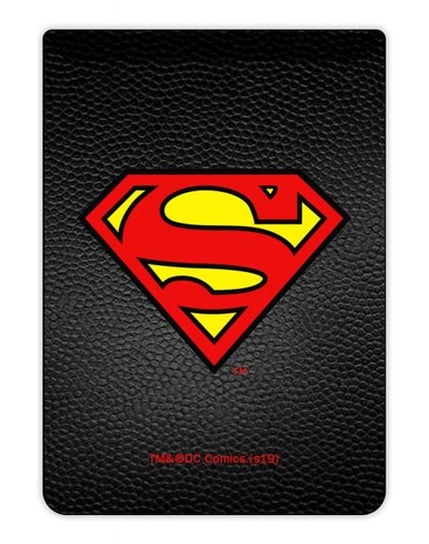 Kieszonka na kartę  Superman 002 DC Czarny SUPERMAN