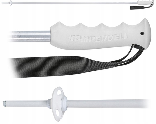 Komperdell Victory TI – Bastoncini Da Sci In Alluminio Con Impugnatura Antiscivolo E Look Moderno Per Sciatori Esigenti