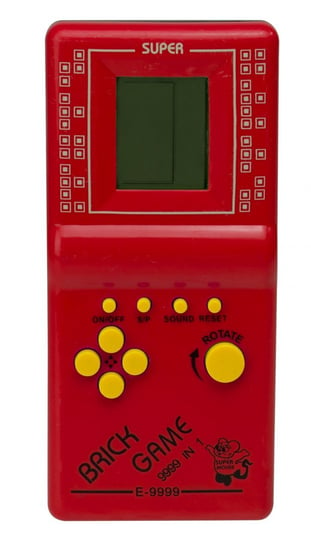 KIK, gra eletroniczna Tetris 9999in1, czerwona Kontext