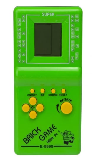 KIK, gra eletroniczna Tetris 9999in1, zielona Kontext