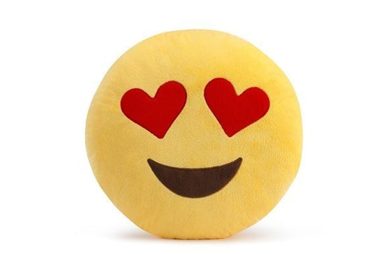 KIK, Poduszka dekoracyjna, Emotki, Emoji - lover Kontext