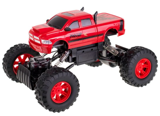 KIK, samochód RC Rock Crawler 4WD, czerwony 2.4GHz KIK