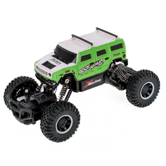 Kik, samochód zdalnie sterowany RC Rock Crawler Hummer 1:20 4WD, zielony Kontext
