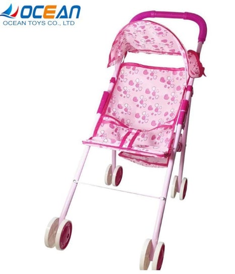 KIK, wózek dla lalek Spacerówka, różowy Kontext