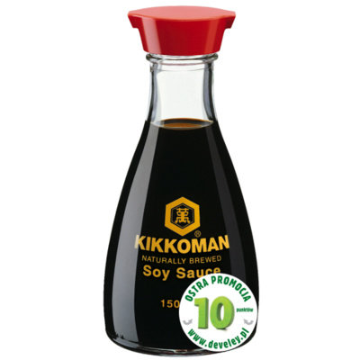 Kikkomas, Sos sojowy, butelka z dispenserem, 150 ml Kikkoman