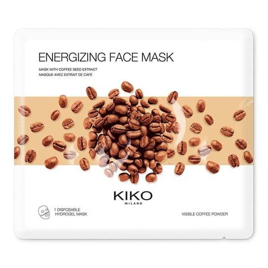 KIKO Milano, Energizing Face Mask, Hydrożelowa nawilżająca maska do twarzy z wyciągiem z kawy KIKO Milano
