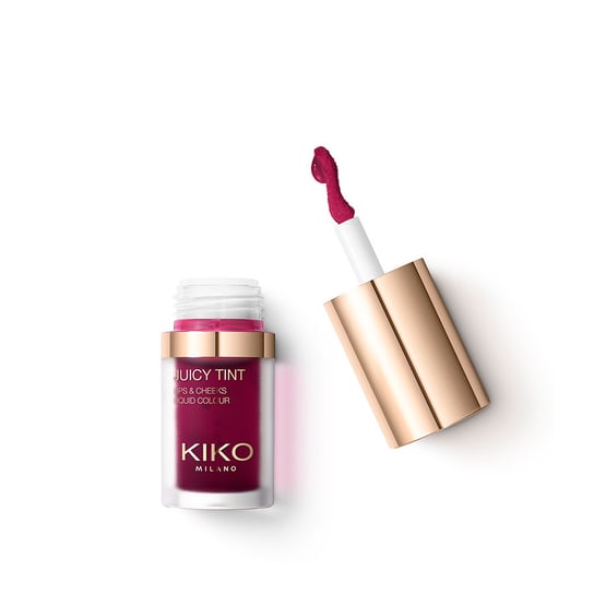 KIKO Milano, Juicy Tint Lips & Cheeks Liquid Colour Pomadka Do Ust I Róż Do Policzków, 2w1 03 Impressive Burgundy , 5ml KIKO Milano