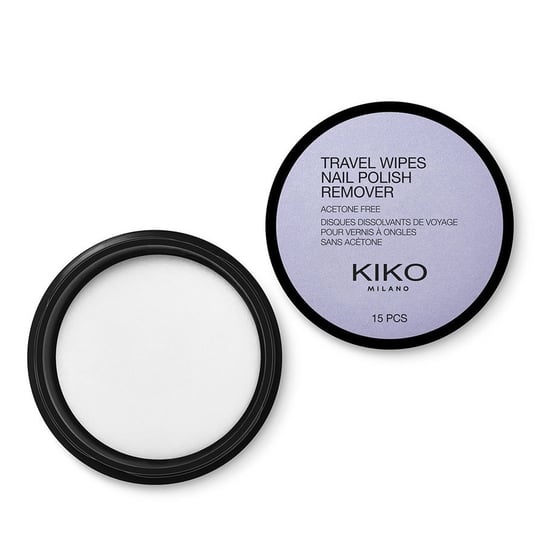 KIKO Milano, Nail Polish Remover Wipes, Chusteczki ze zmywaczem do paznokci bez acetonu, 15szt. KIKO Milano