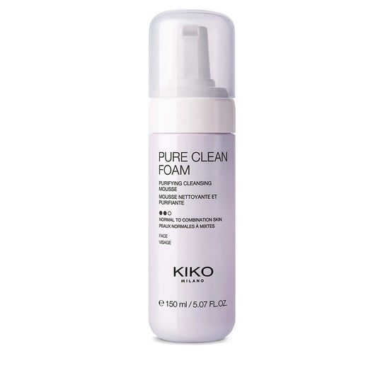 KIKO Milano, Pure Clean Foam, Pianka oczyszczająca do twarzy 150ml KIKO Milano