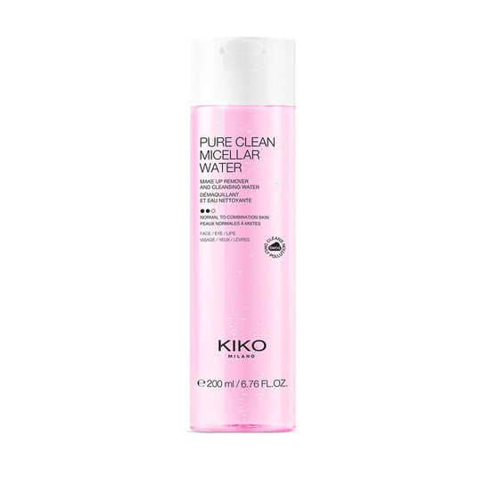 KIKO Milano,Pure Clean Micellar Water Normal To Combination płyn micelarny do demakijażu skóry normalnej i mieszanej 200ml KIKO Milano